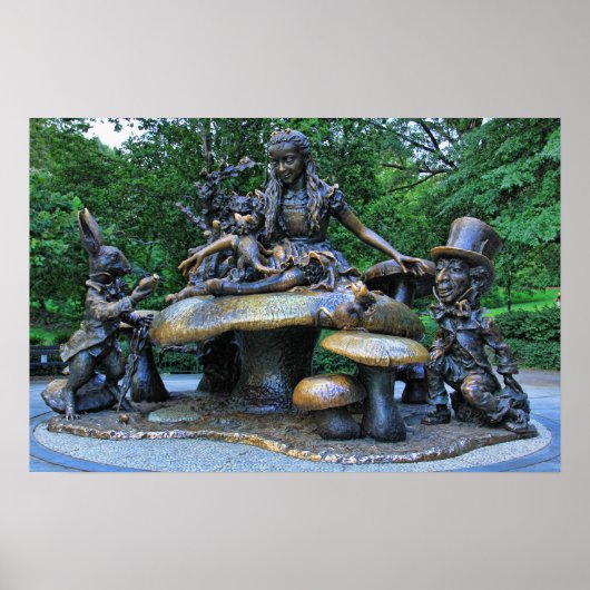 Alice in Wonderland - Central Park NYC Poster (Voorkant)