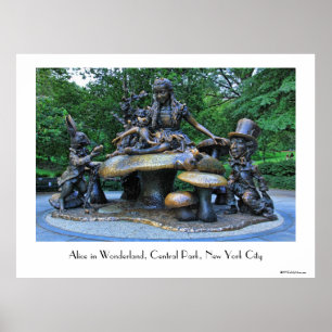 Alice in Wonderland - Central Park NYC Poster
