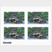 Alice in Wonderland - Central Park NYC Rechthoekige Sticker (Vel)