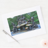 Alice in Wonderland - Central Park NYC Rechthoekige Sticker (Envelop)