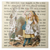 Alice in Wonderland Ceramic Tile Tegeltje (Voorkant)