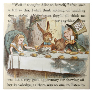 Alice in Wonderland Ceramic Tile Tegeltje