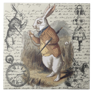 Alice in Wonderland Ceramic Tile Tegeltje