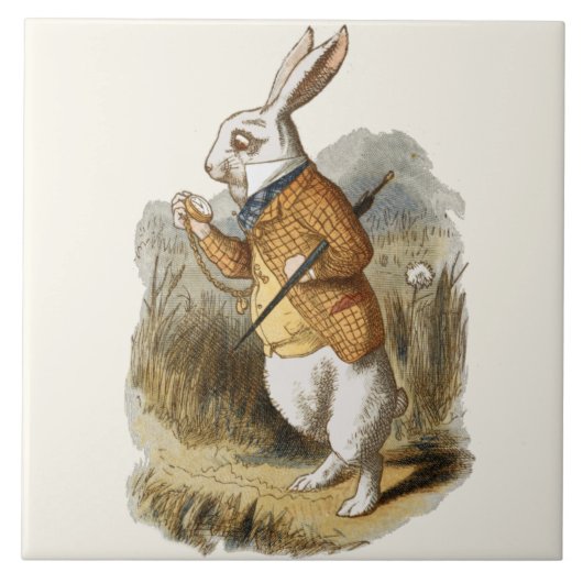 Alice in Wonderland Ceramic Tile Tegeltje (Voorkant)