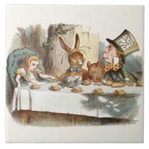 Alice in Wonderland Ceramic Tile Tegeltje