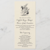 Alice in Wonderland Ceremony Program Programmakaart (Voorkant)