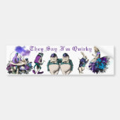 Alice in Wonderland Characters Bumpersticker (Voorkant)