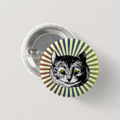  Alice in Wonderland Cheshire Cat Art Badge Ronde Button 3,2 Cm (Voorkant /achterkant)