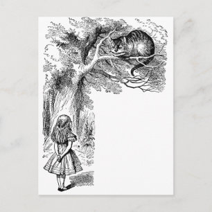  Alice in Wonderland, Cheshire Cat Briefkaart