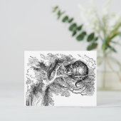  Alice in Wonderland, Cheshire Cat Briefkaart (Staand voorkant)