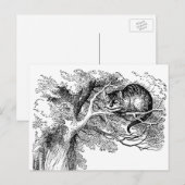  Alice in Wonderland, Cheshire Cat Briefkaart (Voorkant / Achterkant)