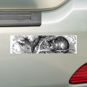  Alice in Wonderland, Cheshire Cat Bumpersticker (Op auto)