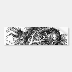  Alice in Wonderland, Cheshire Cat Bumpersticker