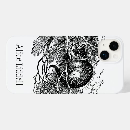  Alice in Wonderland, Cheshire Cat Case-Mate iPhone Case (Achterkant (horizontaal))