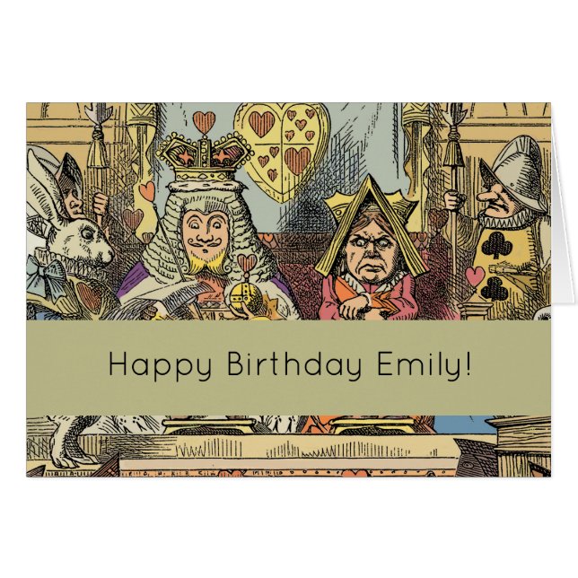 Alice in Wonderland Cheshire Cat Characters (Voorkant Horizontaal)