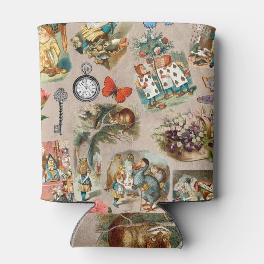 Alice in Wonderland Cheshire Cat Characters Blikjeskoeler (Achterkant)