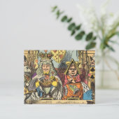 Alice in Wonderland Cheshire Cat Characters Briefkaart (Staand voorkant)