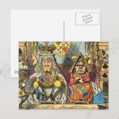 Alice in Wonderland Cheshire Cat Characters Briefkaart (Voorkant / Achterkant)