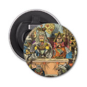 Alice in Wonderland Cheshire Cat Characters Button Flesopener (Voorkant)