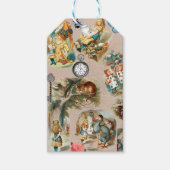Alice in Wonderland Cheshire Cat Characters Cadeaulabel (Voorkant)