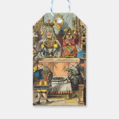 Alice in Wonderland Cheshire Cat Characters Cadeaulabel (Voorkant)