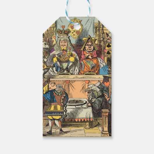 Alice in Wonderland Cheshire Cat Characters Cadeaulabel (Voorkant)