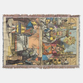 Alice in Wonderland Cheshire Cat Characters Deken (Voorkant)