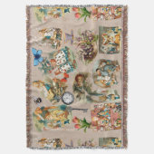 Alice in Wonderland Cheshire Cat Characters Deken (Voorkant Verticaal)