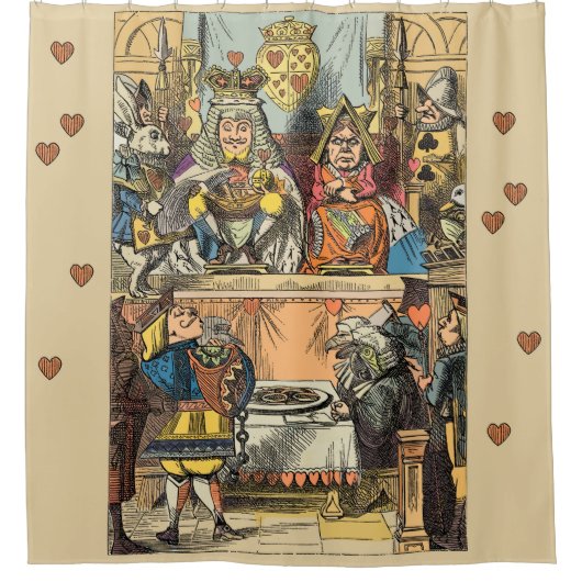 Alice in Wonderland Cheshire Cat Characters Douchegordijn (Voorkant)