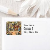 Alice in Wonderland Cheshire Cat Characters Etiket (Insitu)