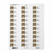 Alice in Wonderland Cheshire Cat Characters Etiket (Full Sheet)