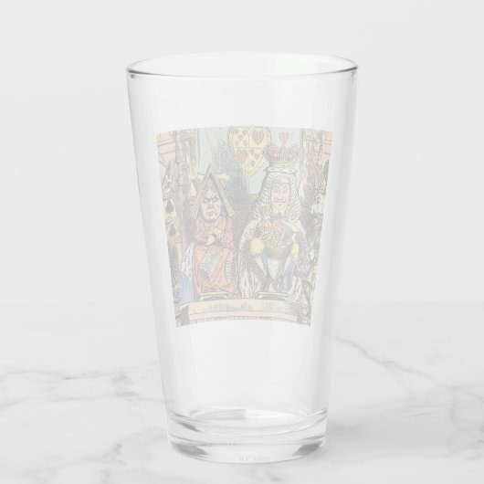 Alice in Wonderland Cheshire Cat Characters Glas (Achterkant)