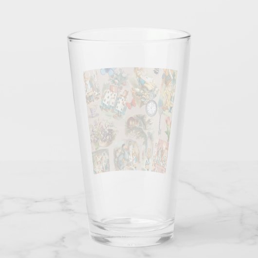 Alice in Wonderland Cheshire Cat Characters Glas (Achterkant)