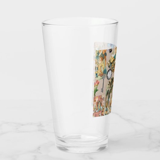 Alice in Wonderland Cheshire Cat Characters Glas (Rechts)