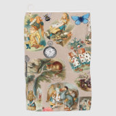 Alice in Wonderland Cheshire Cat Characters Golfhanddoek (Voorkant)