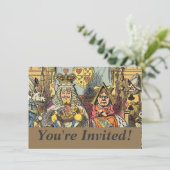 Alice in Wonderland Cheshire Cat Characters Kaart (Staand voorkant)