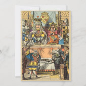 Alice in Wonderland Cheshire Cat Characters Kaart (Achterkant)