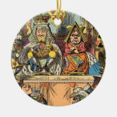 Alice in Wonderland Cheshire Cat Characters Keramisch Ornament (Voorkant)