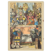 Alice in Wonderland Cheshire Cat Characters Klembord (Achterkant)