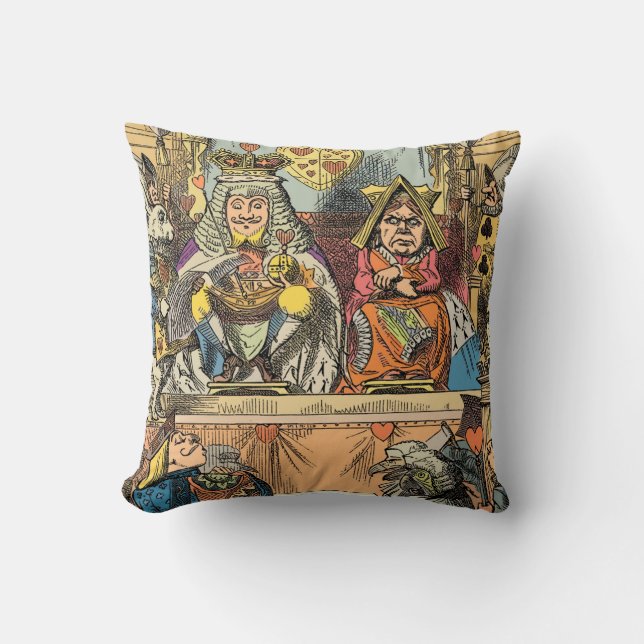 Alice in Wonderland Cheshire Cat Characters Kussen (Voorkant)