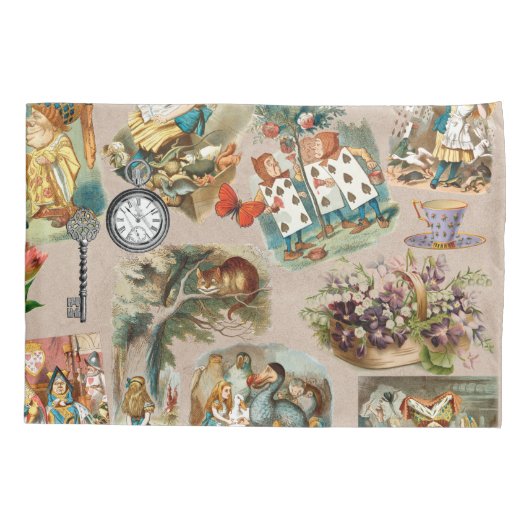 Alice in Wonderland Cheshire Cat Characters Kussensloop (Achterkant)