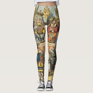 Alice in Wonderland Cheshire Cat Characters Leggings