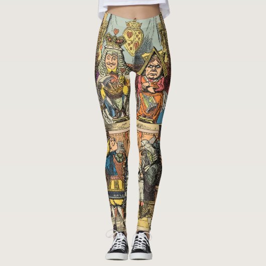 Alice in Wonderland Cheshire Cat Characters Leggings (Voorkant)
