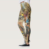 Alice in Wonderland Cheshire Cat Characters Leggings (Links)