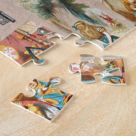 Alice in Wonderland Cheshire Cat Characters Legpuzzel (Zijkant)