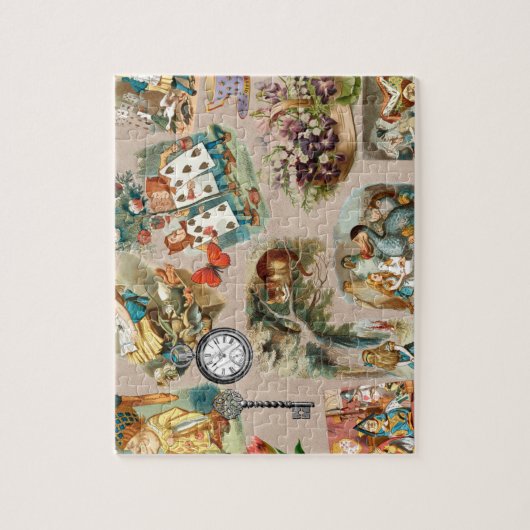 Alice in Wonderland Cheshire Cat Characters Legpuzzel (Verticaal)