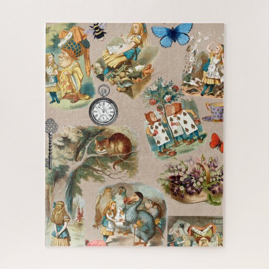 Alice in Wonderland Cheshire Cat Characters Legpuzzel (Verticaal)