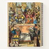 Alice in Wonderland Cheshire Cat Characters Notitieboek (Achterkant)