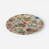 Alice in Wonderland Cheshire Cat Characters Papieren Bordje (Gekanteld)