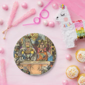 Alice in Wonderland Cheshire Cat Characters Papieren Bordje (Feest)